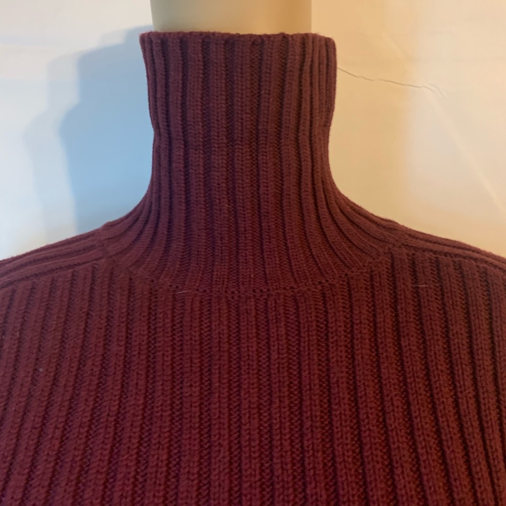 ‘Lands’End’ Maroon/Burgundy Sweater - Picture 4 of 7